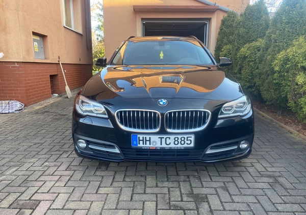 BMW Seria 5 cena 62500 przebieg: 247000, rok produkcji 2015 z Pieńsk małe 529